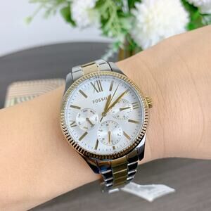 Fossil BQ3762 Rye Multifunction Two-Tone Stainless Steel Watch